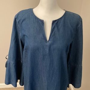 Ann Taylor Denim Shift Dress
